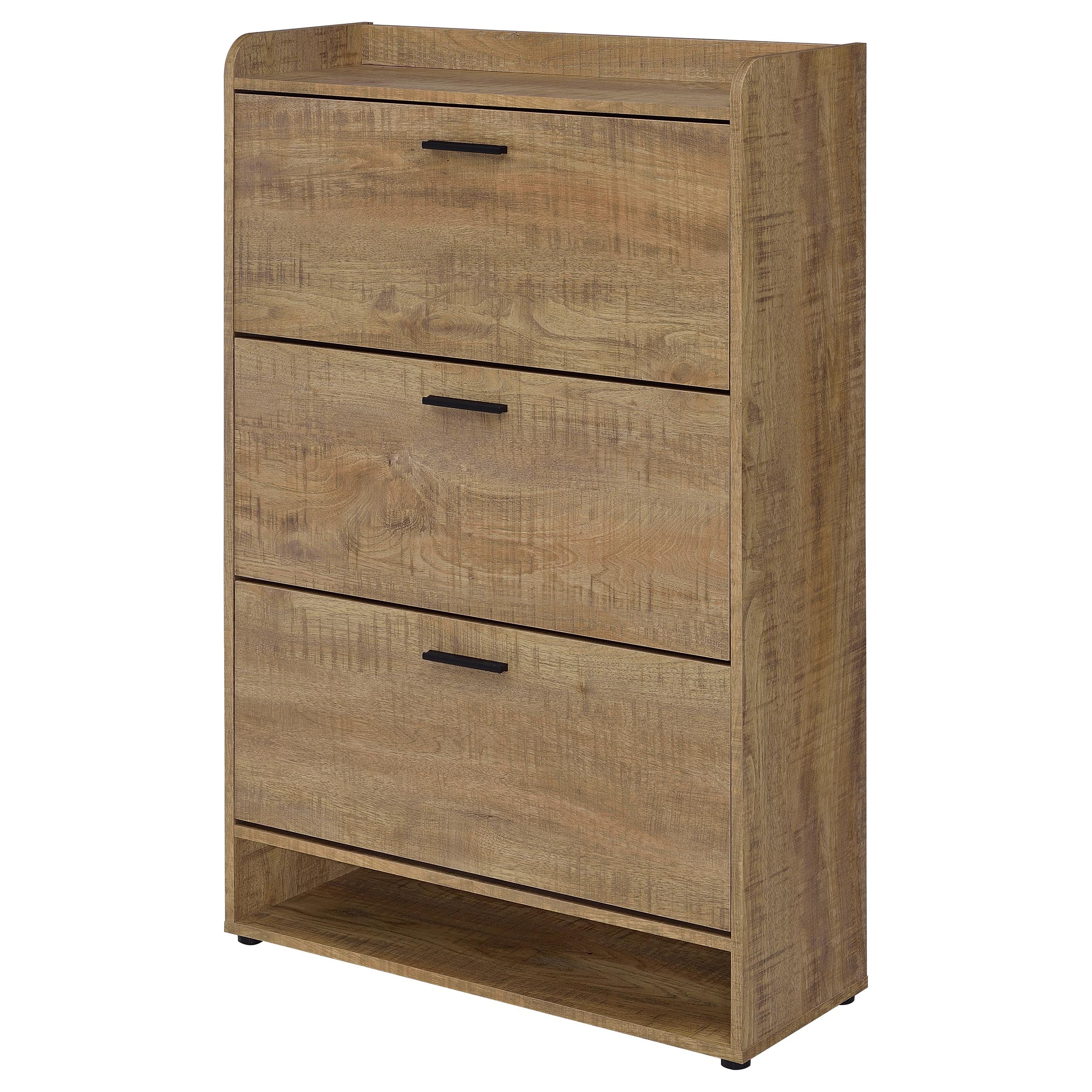Denia 3-tier Engineered Wood Shoe Cabinet Mango — view 6