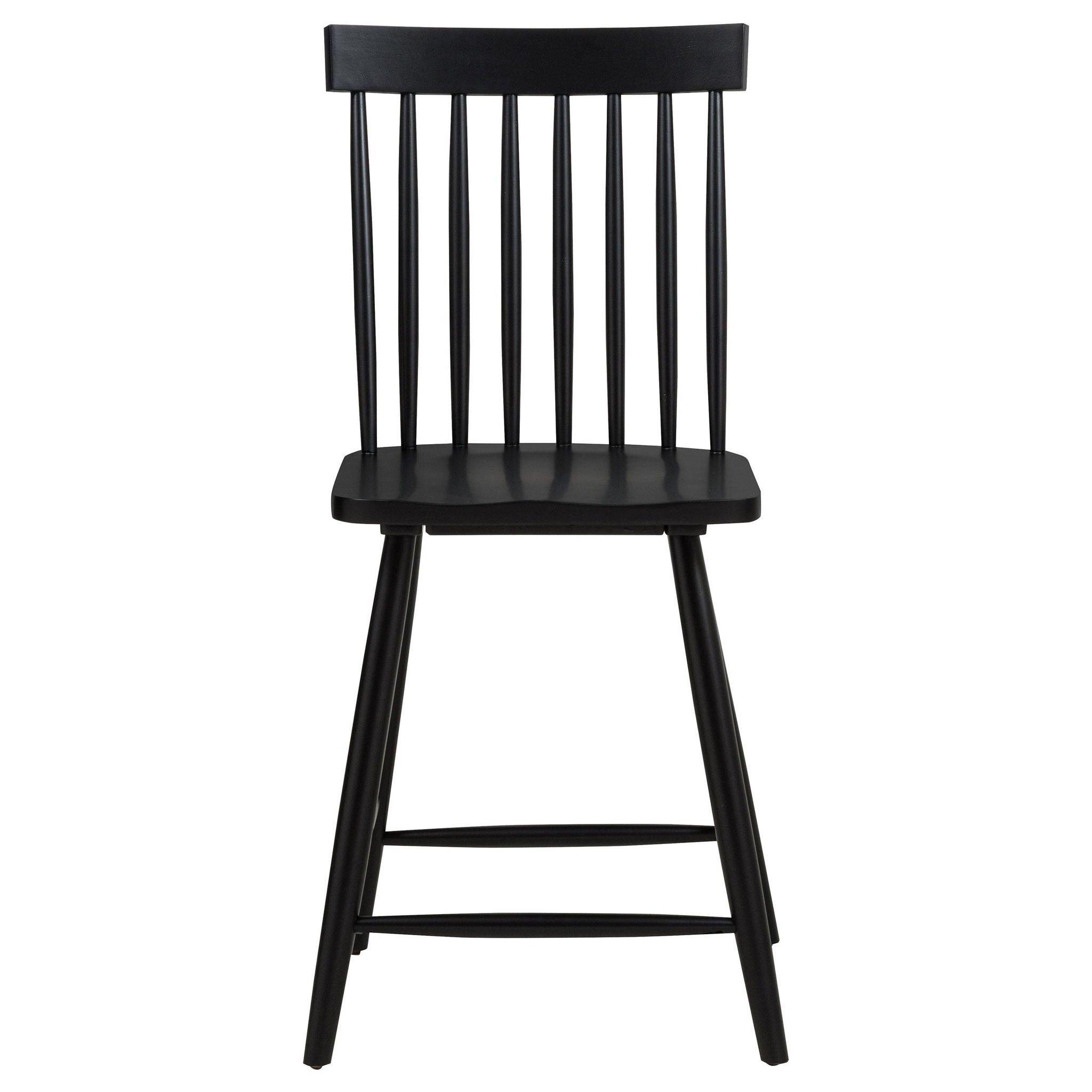 Andrews Windsor Counter Height Dining Side Chair Black (Set of 2) - Atlantic Fine Furniture Melbourne FL