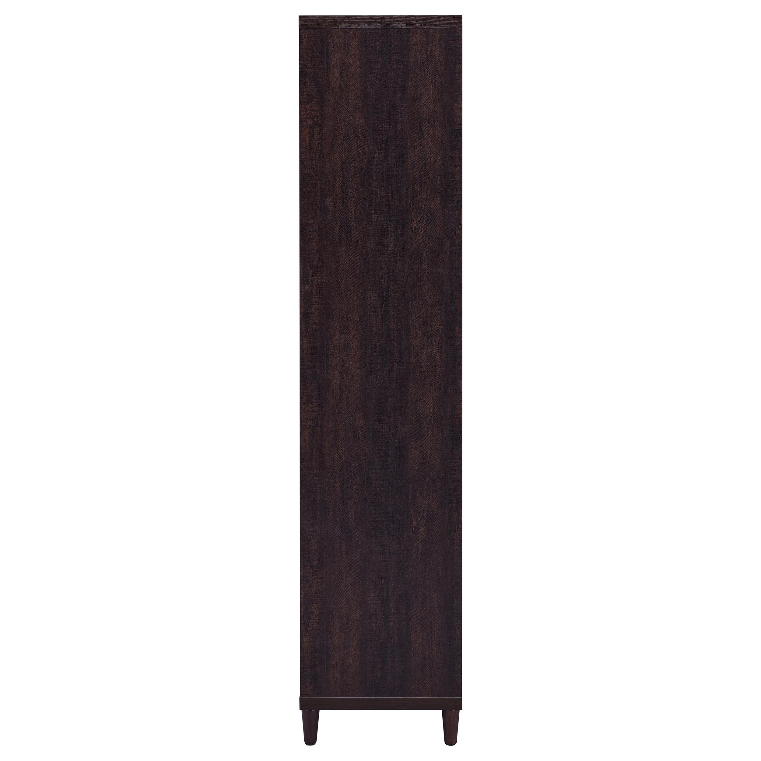 Wadeline 2-door Tall Accent Storage Cabinet Rustic Tobacco — view 5