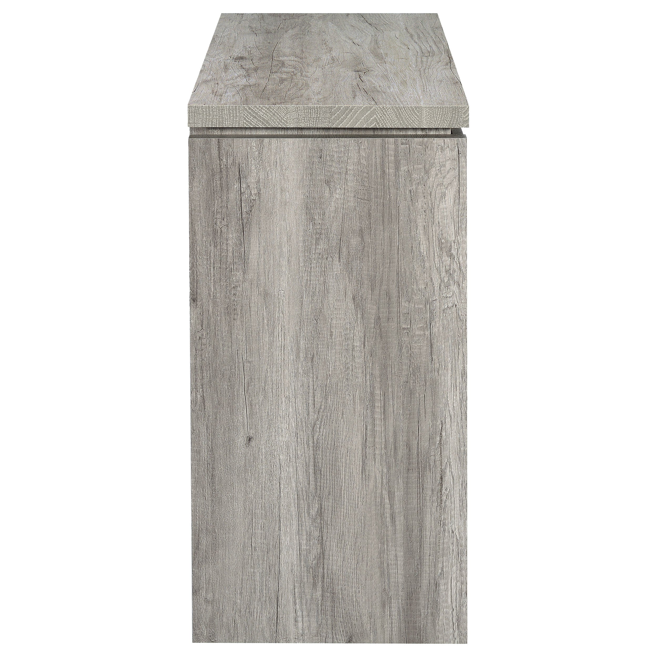 Enoch 2-door Engineered Wood Accent Cabinet Grey Driftwood — view 6