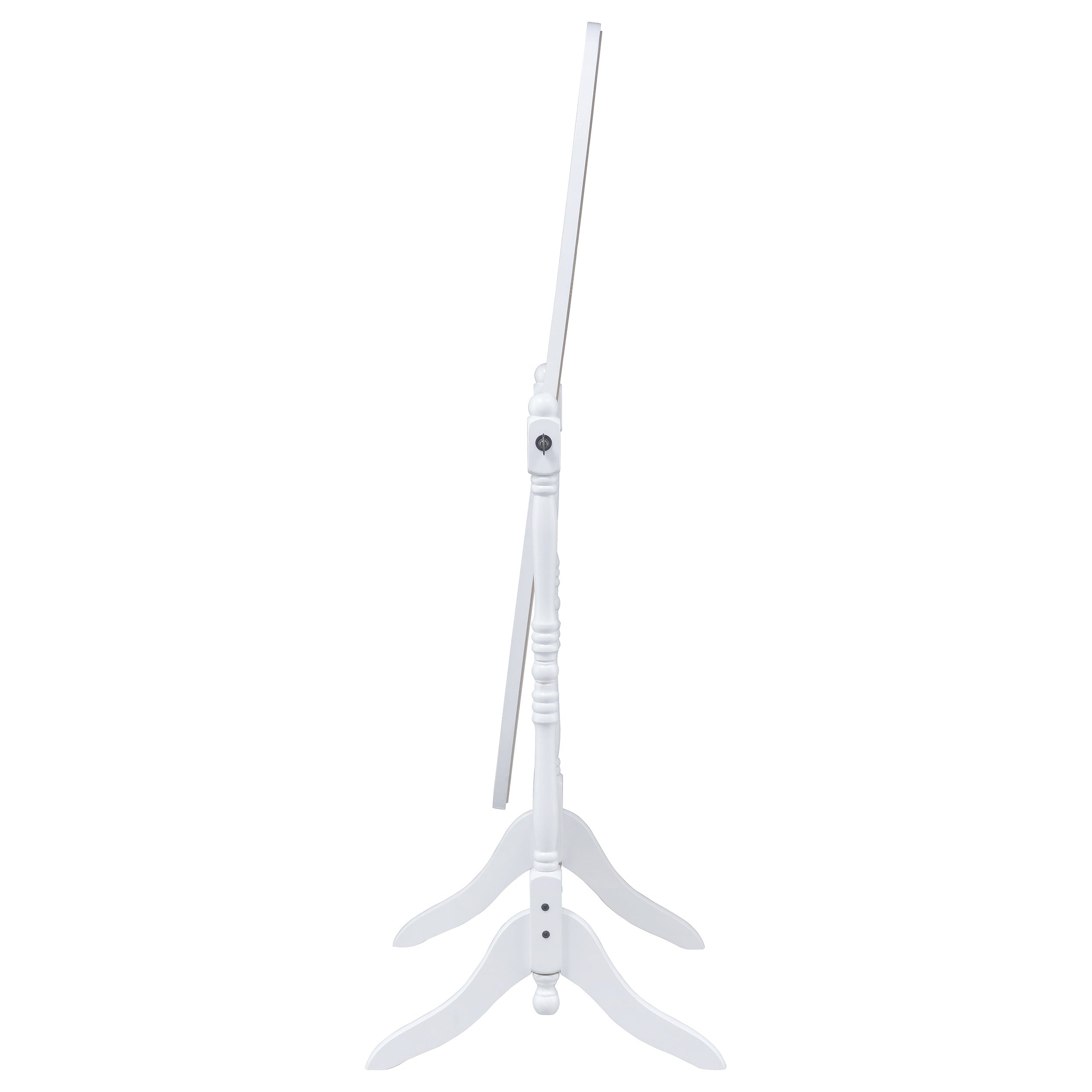 Foyet Wood Adjustable Full Length Cheval Mirror White — view 4