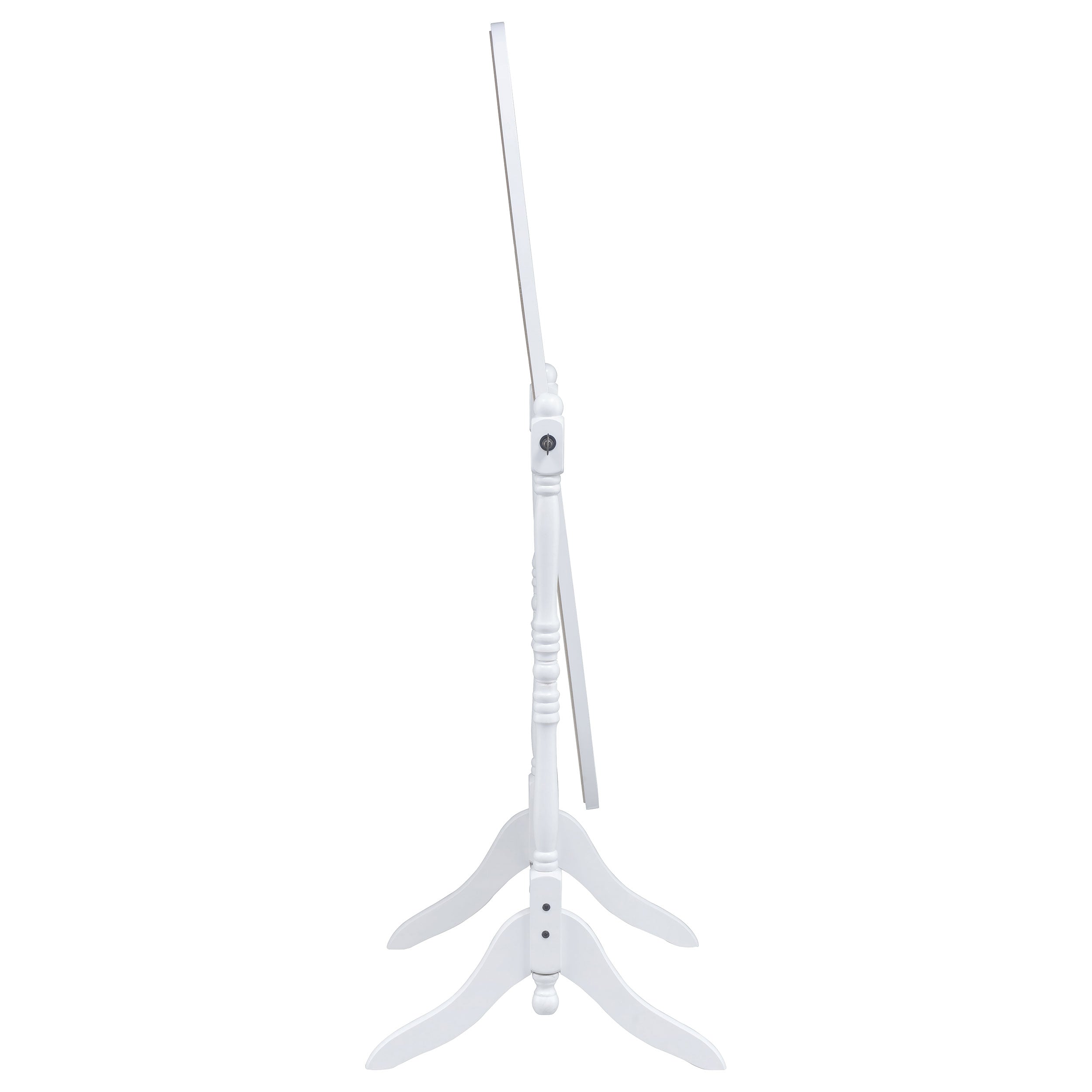 Foyet Wood Adjustable Full Length Cheval Mirror White — view 6