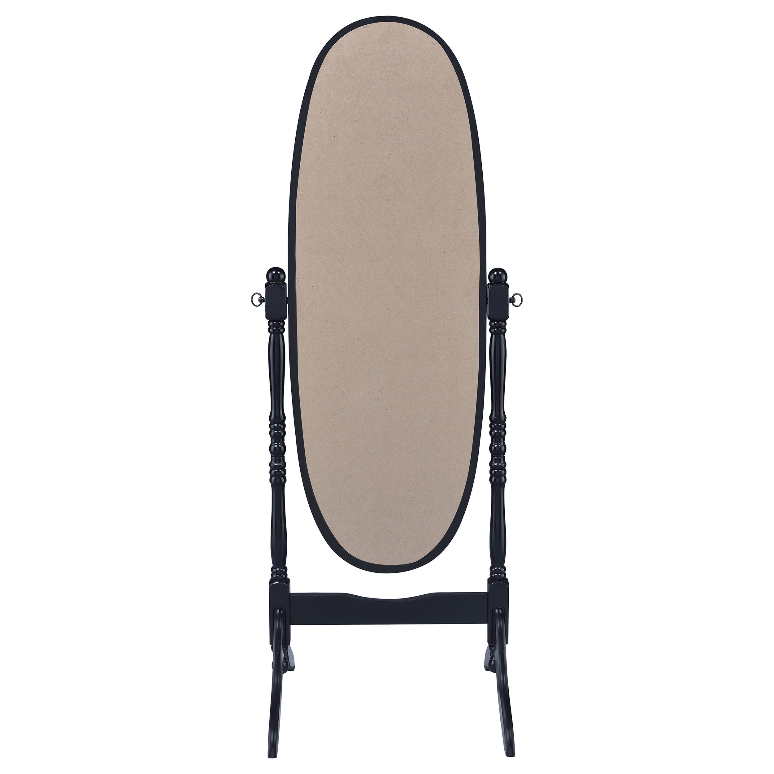Foyet Wood Adjustable Full Length Cheval Mirror Black — view 6