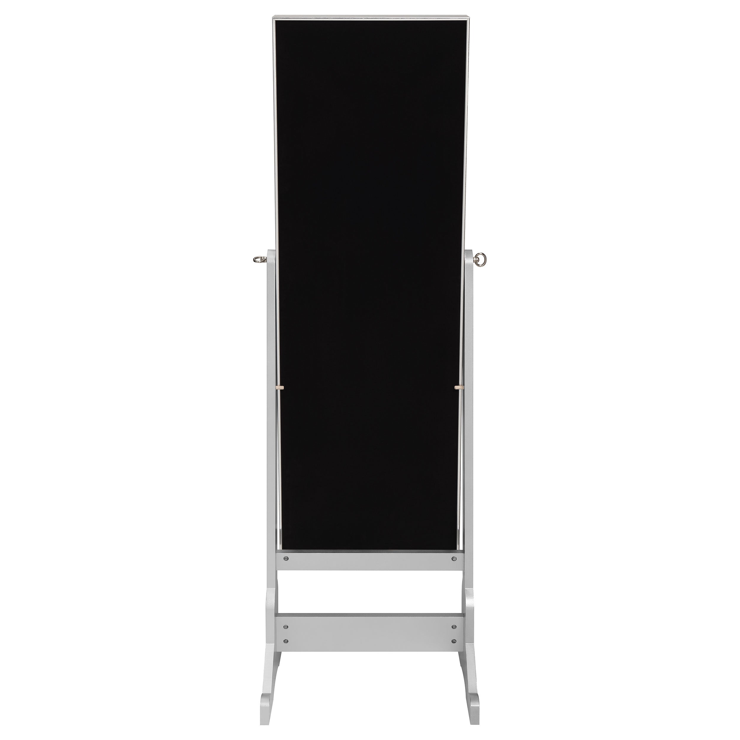 Moore Cheval Mirror with Jewelry Storage Silver — view 10