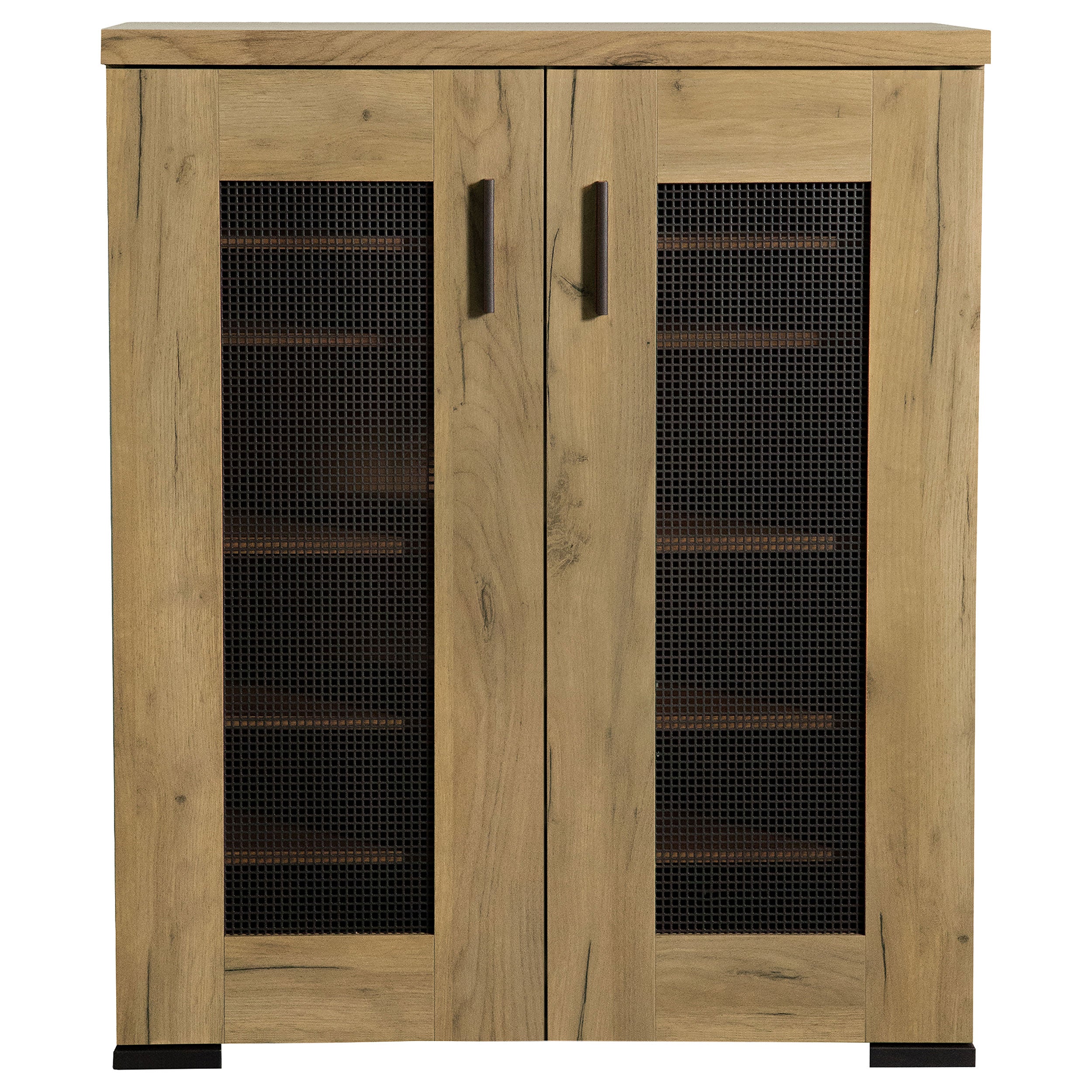 Bristol 6-shelf Engineered Wood Shoe Cabinet Golden Oak — view 3