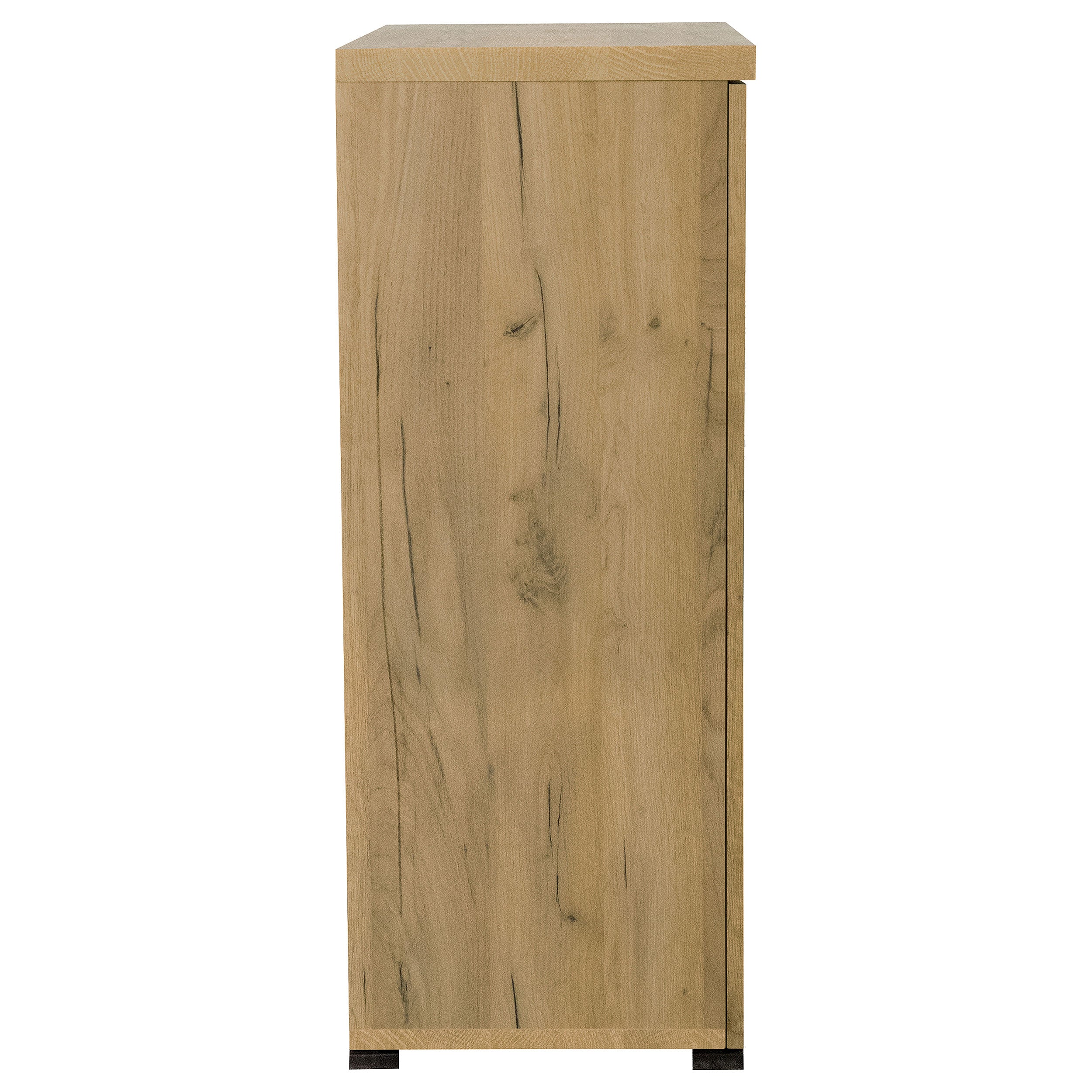 Bristol 6-shelf Engineered Wood Shoe Cabinet Golden Oak — view 8