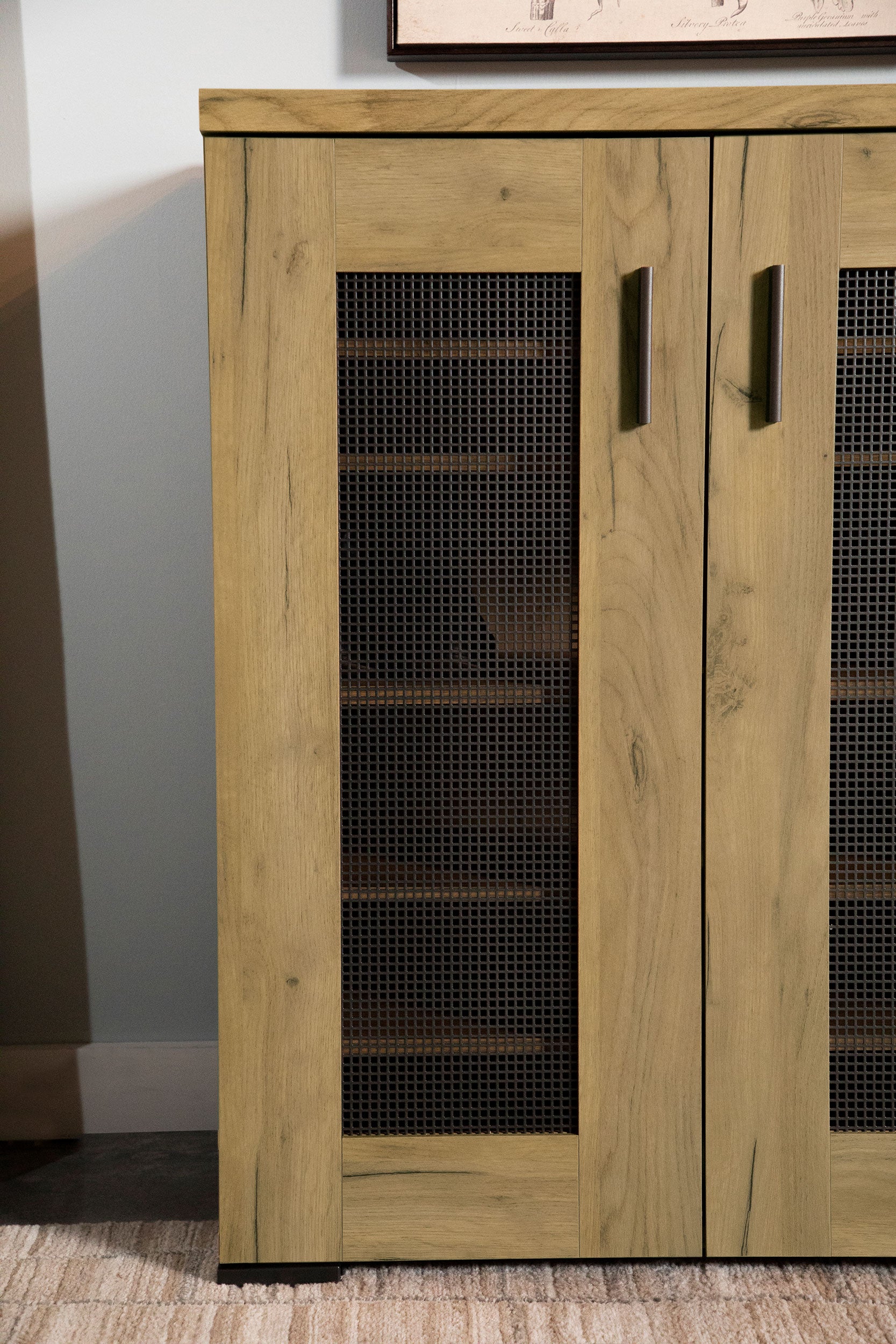 Bristol 6-shelf Engineered Wood Shoe Cabinet Golden Oak — view 9