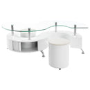 Buckley - Stool, Box 3 of 3 - White High Gloss