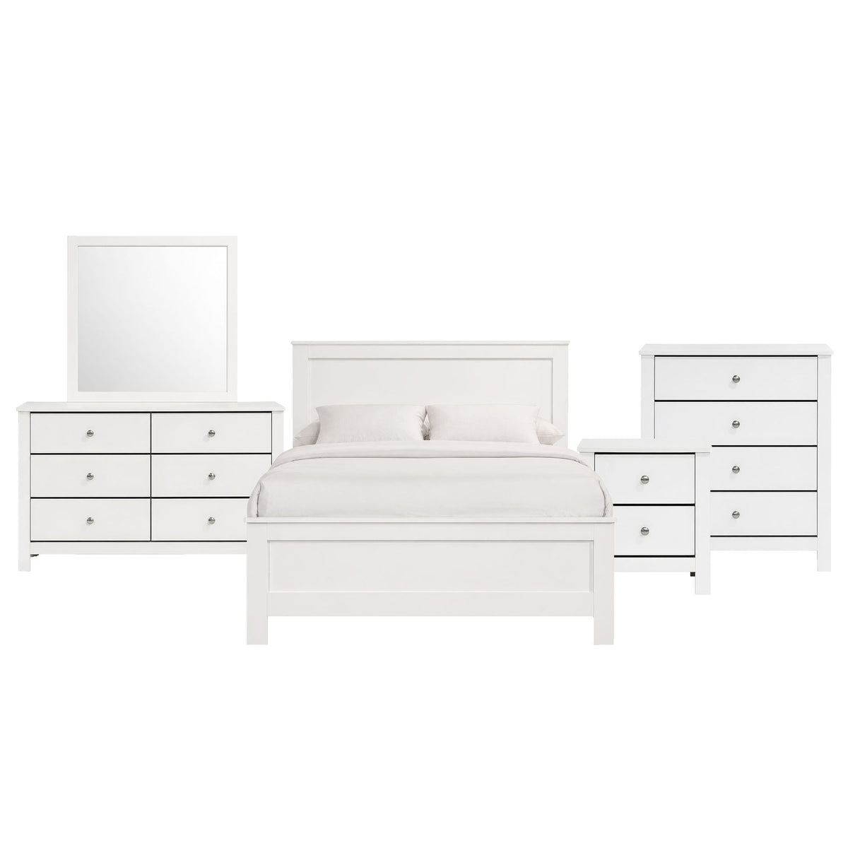 Sami Youth Panel Bedroom Set in Dark Brown by Elements International, view 8