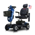 Max Plus - 4 Wheels Outdoor Compact Mobility Scooter With 2 Pieces X 20Ah Lead Acid Battery, 16 Miles, Cup Holders & USB Charger Port