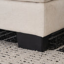 U Shaped Sofa With Console, Cupholders, USB Ports, 6 Seat, Bronzing Suede & Chenille