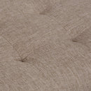 Draper - Upholstered Mid Century Tufted Ottoman Bench