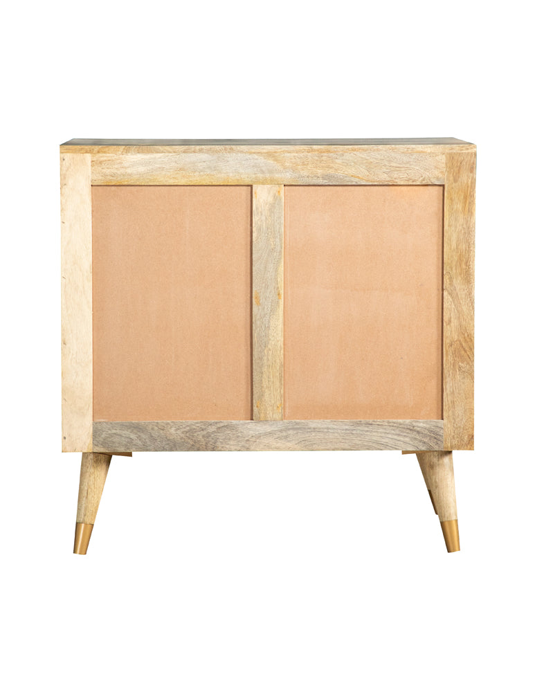 Alyssum 2-door Mango Wood Accent Cabinet Natural — view 5