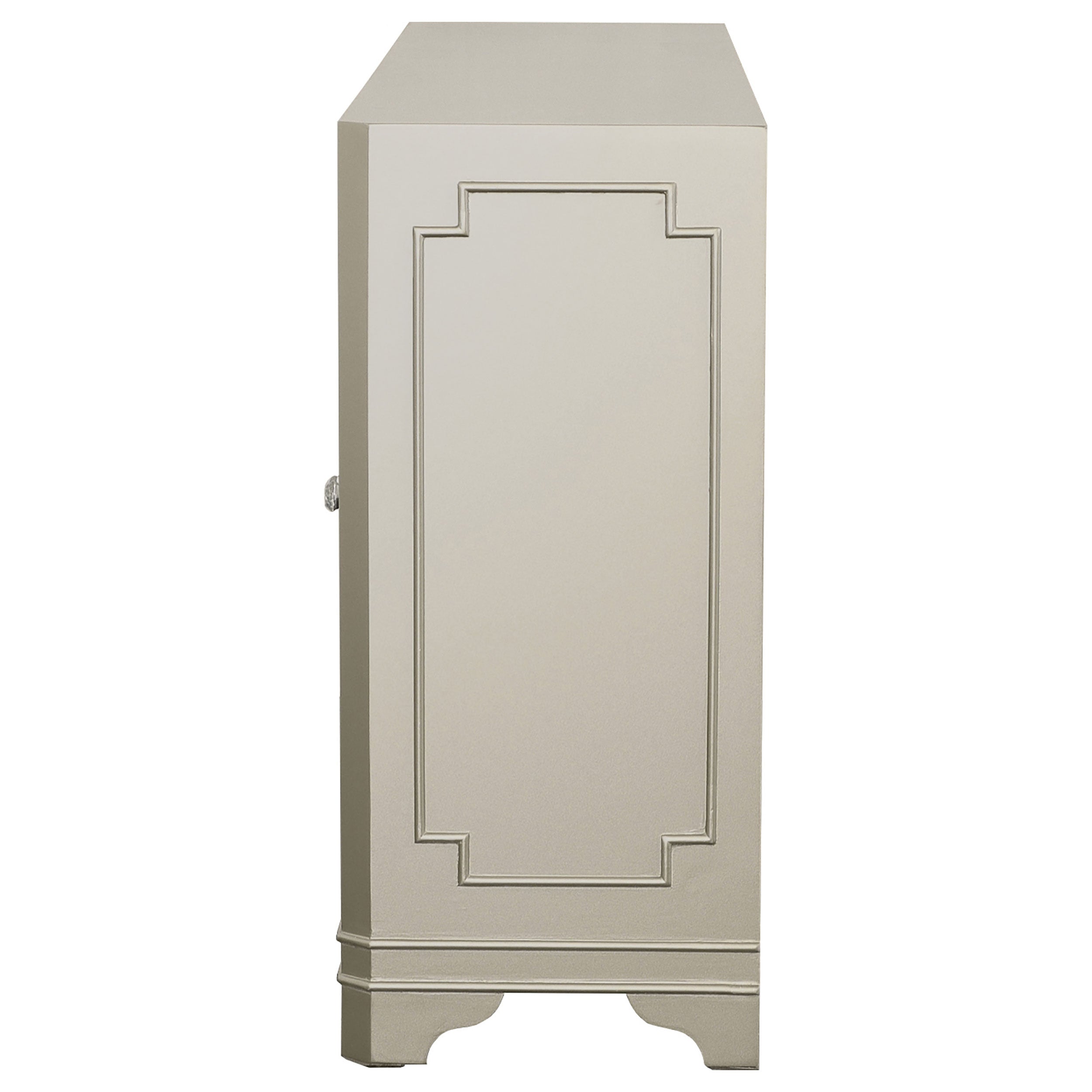 Toula 4-door Accent Cabinet Smoke and Champagne — view 5