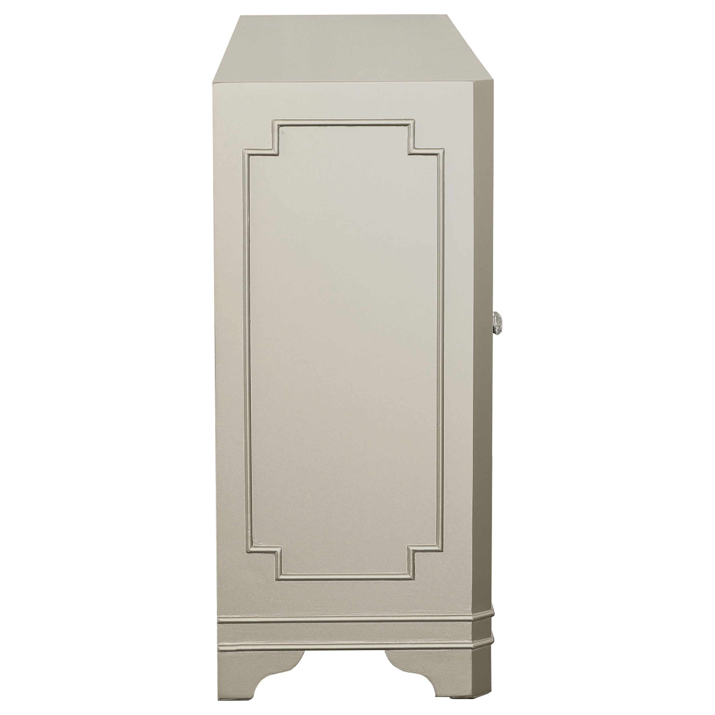 Toula 4-door Accent Cabinet Smoke and Champagne — view 7