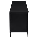 Amherst - 70" 2-Door Metal TV Stand Media Console - Black