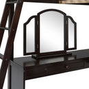 Loft Bed With Drawers, Cabinet, Shelves With Desk