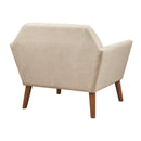 Modern Lounge Chair With Button Tufting