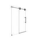 Frameless Single Sliding Shower Door With Clear Tempered Glass