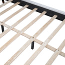 Upholstered Platform Bed With Sheep Shaped Headboard