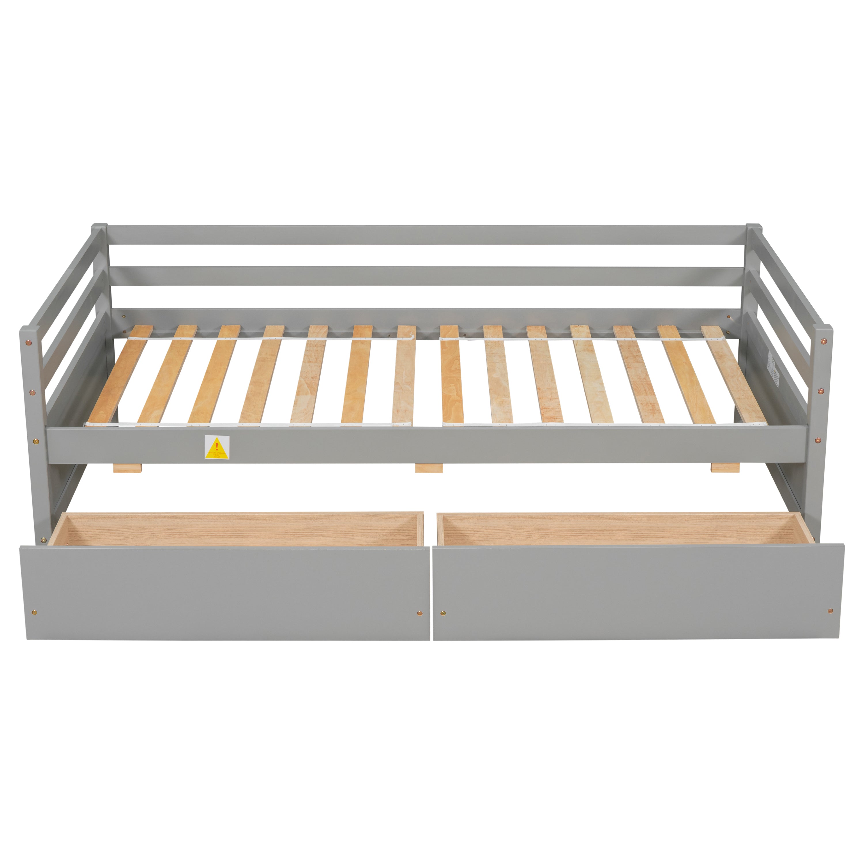 Daybed with two Storage Drawers ,Grey(Old SKU:W50450914)