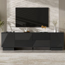 Modern TV Stand With Storage Cabinets, 4 Drawers