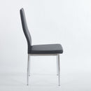Chrome Leg Dining Chair (Set of 4)