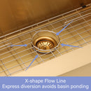 Farmhouse Kitchen Sink, Stainless Steel, Apron Front