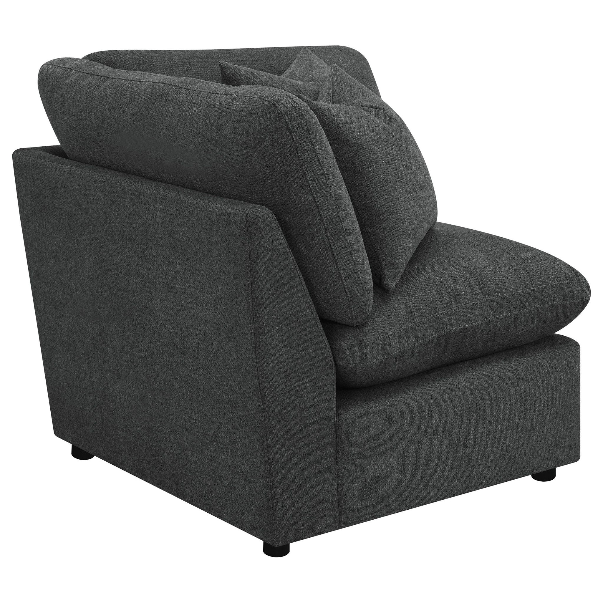 Collins Modular Corner Chair Dark Grey