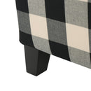 Contemporary Storage Ottoman With Seating And Storage - Black