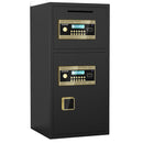 Large Double Door Coin Operated Safe, Digital Security Safe With Fireproof And Waterproof Bag
