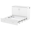 Murphy Wall Bed With Drawer And A Set Of Sockets & USB Ports, Pulley Structure Design