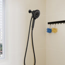 High Pressure Shower Heads 6 Spray Mode Handheld Shower With 60" Stainless Steel Hose - Matte Black