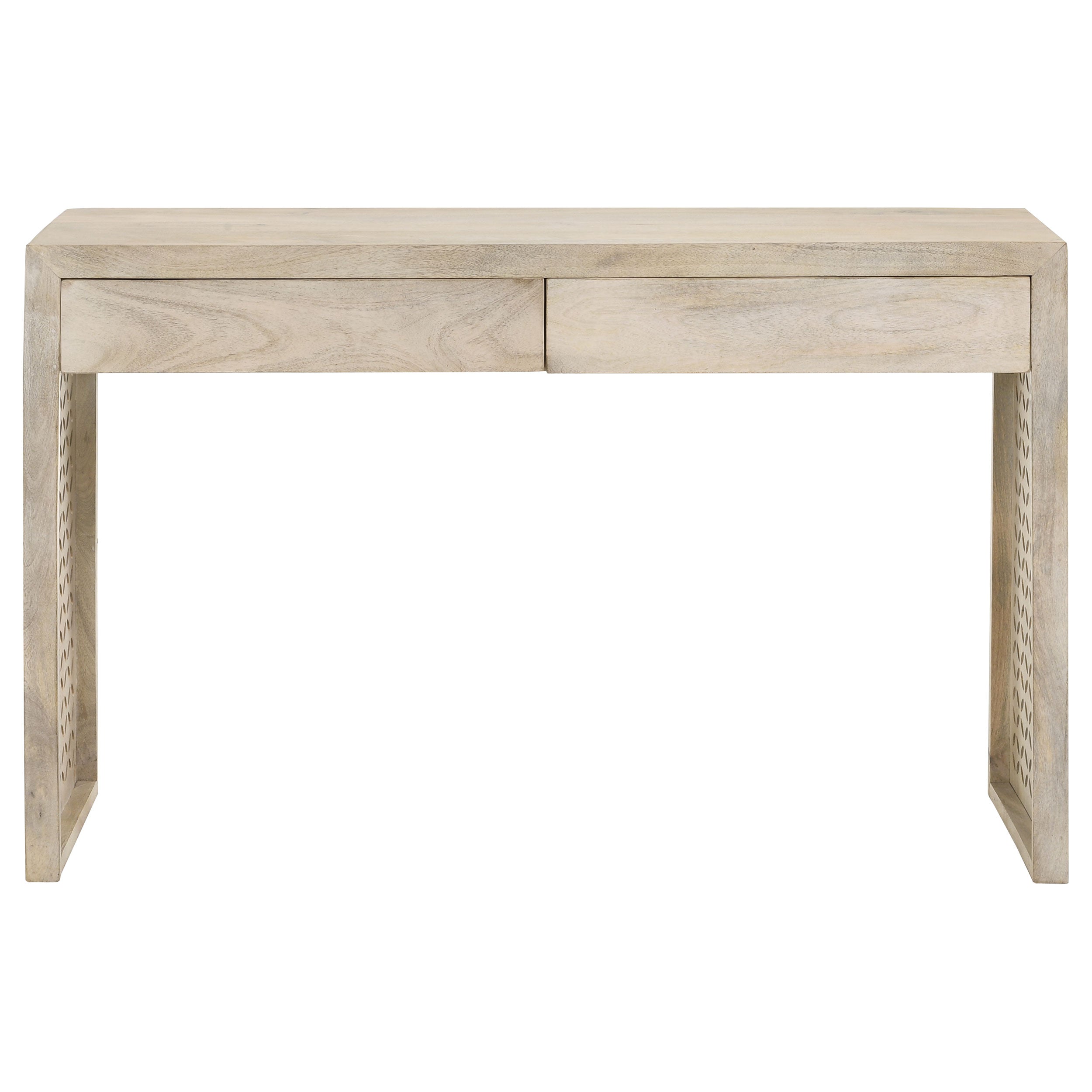 Rickman 2-drawer Wood Entryway Console Table White Washed — view 5