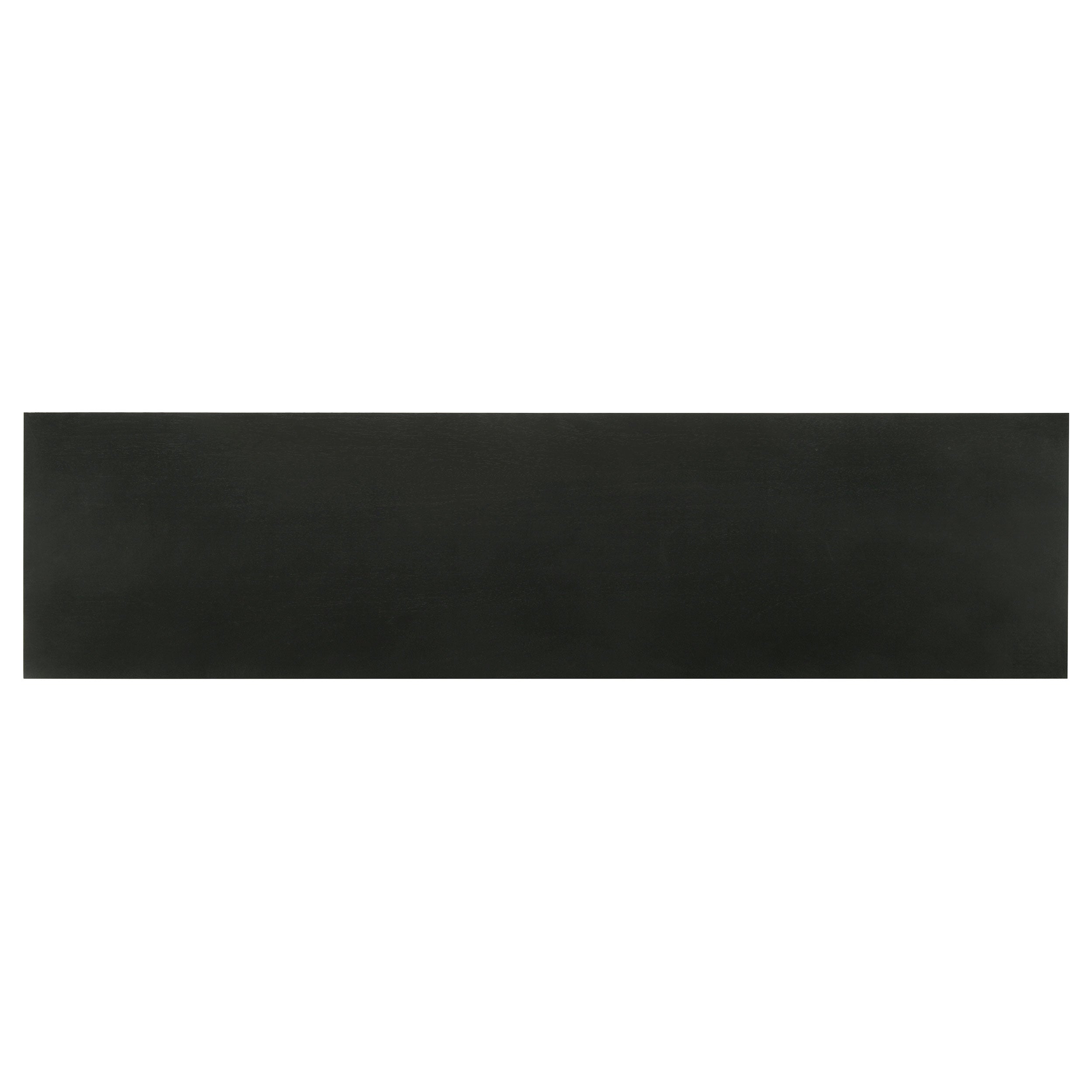Riddell 4-door Wood Reeding Accent Cabinet Matte Black — view 11