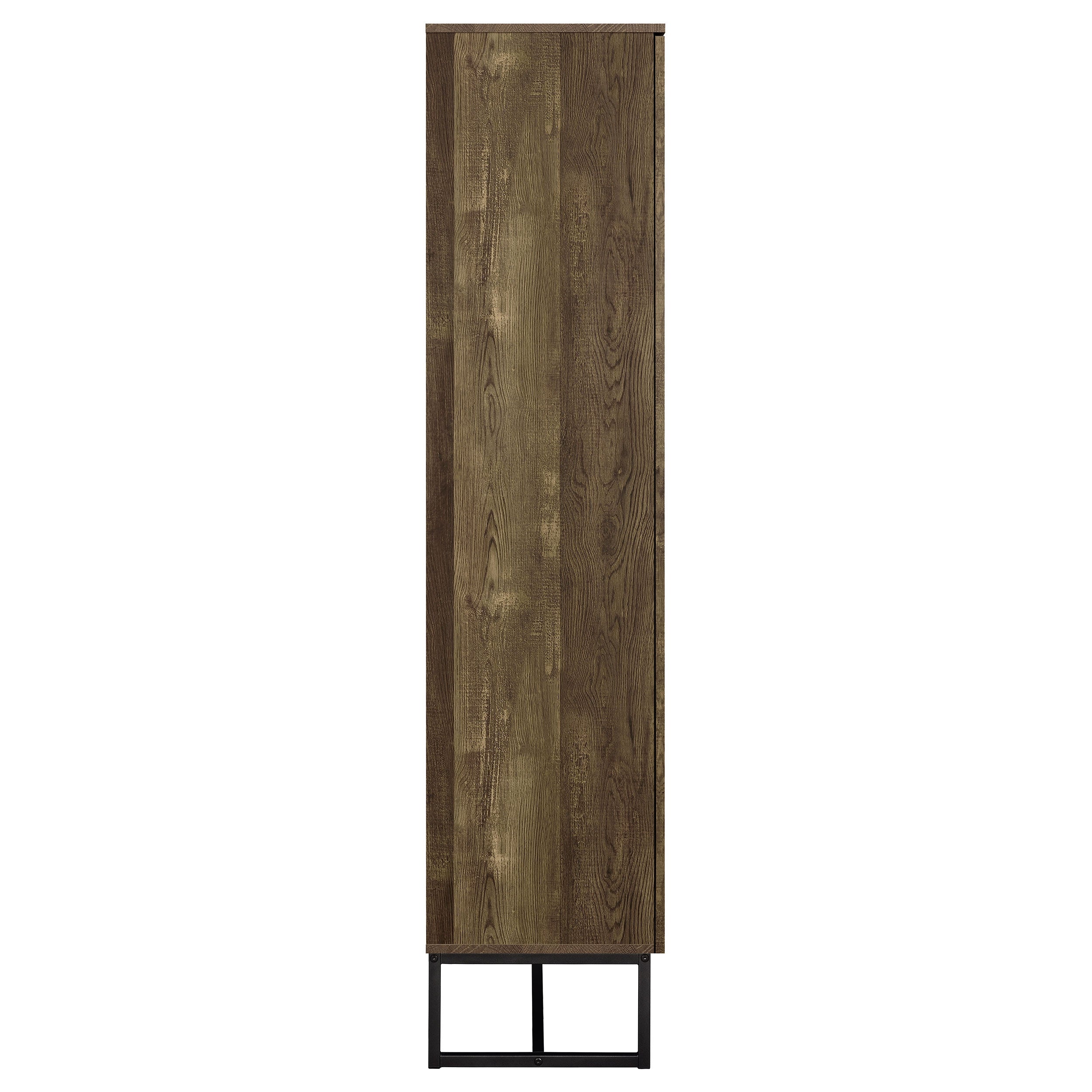 Carolyn 2-door Engineered Wood Accent Cabinet Rustic Oak — view 8