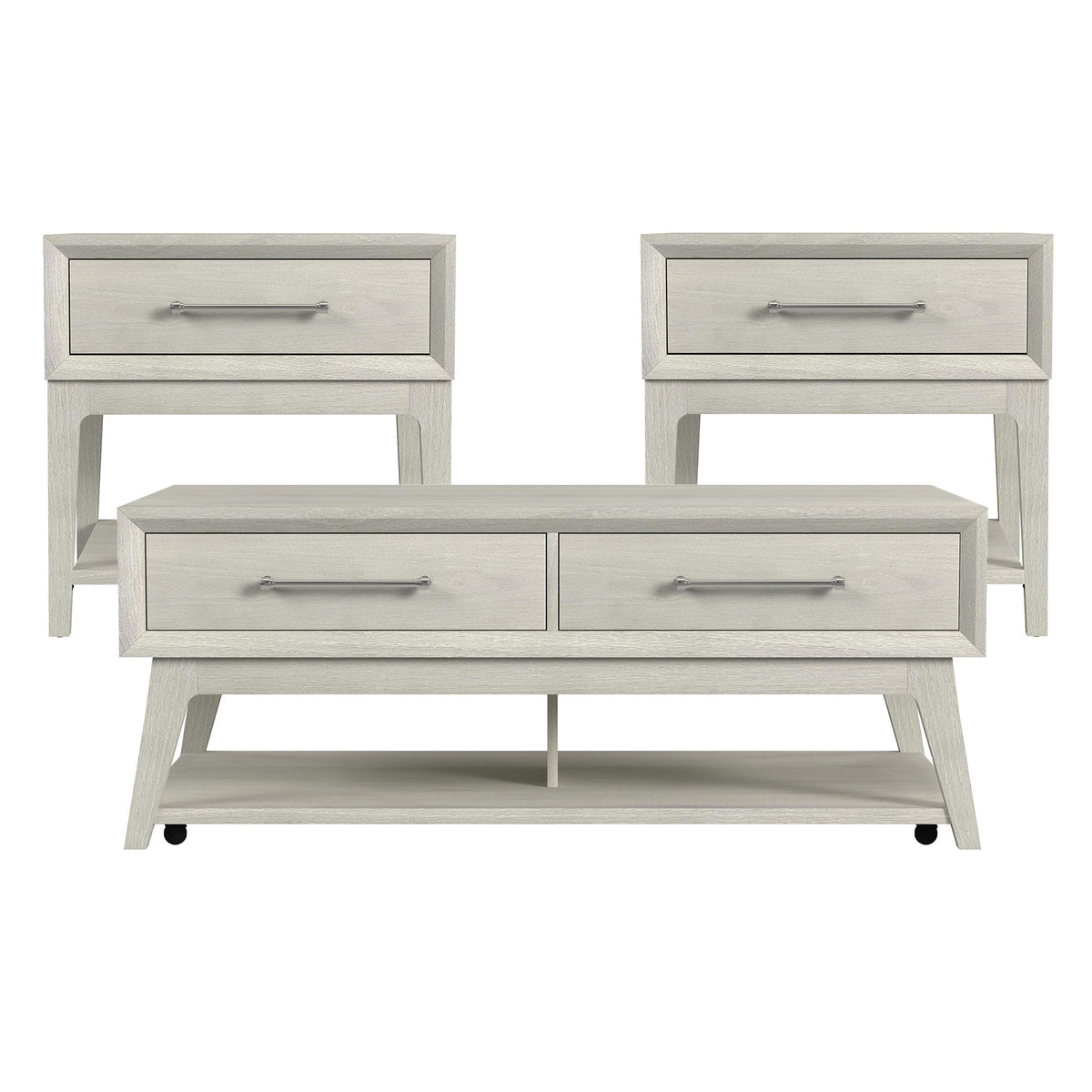 Westland Occasional Table Set in White by Elements International, view 2