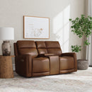 Alister - Power Gliding Loveseat With Console, Power Headrests & Lumbar