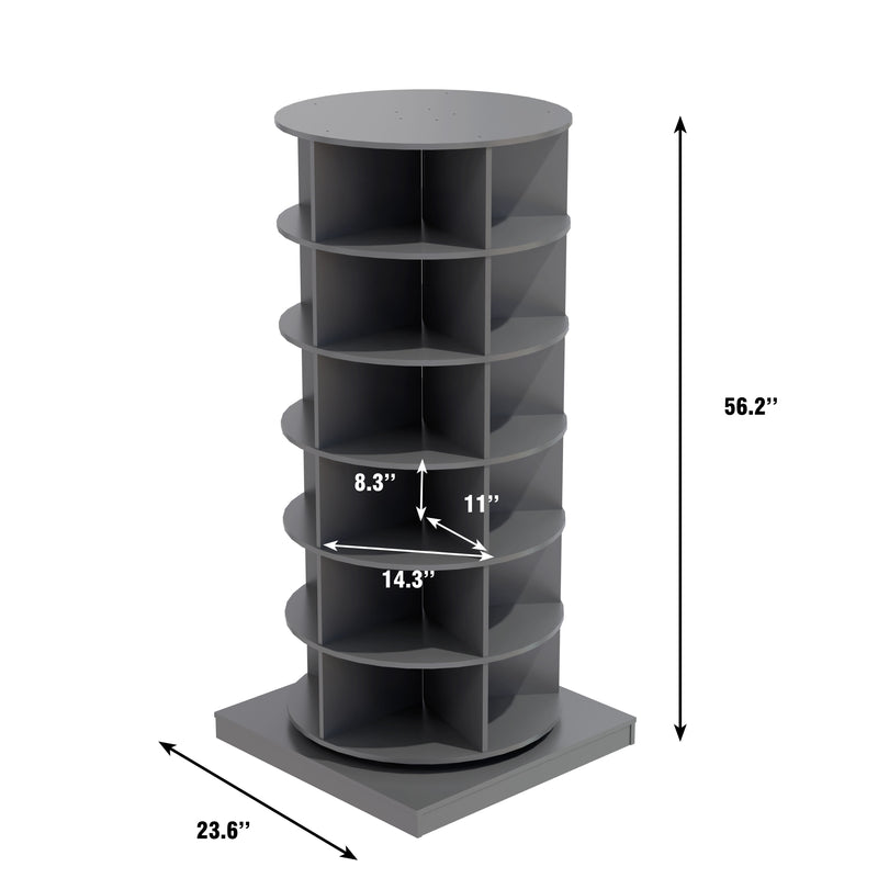 360 Rotating Shoe Cabinet 6 Layers