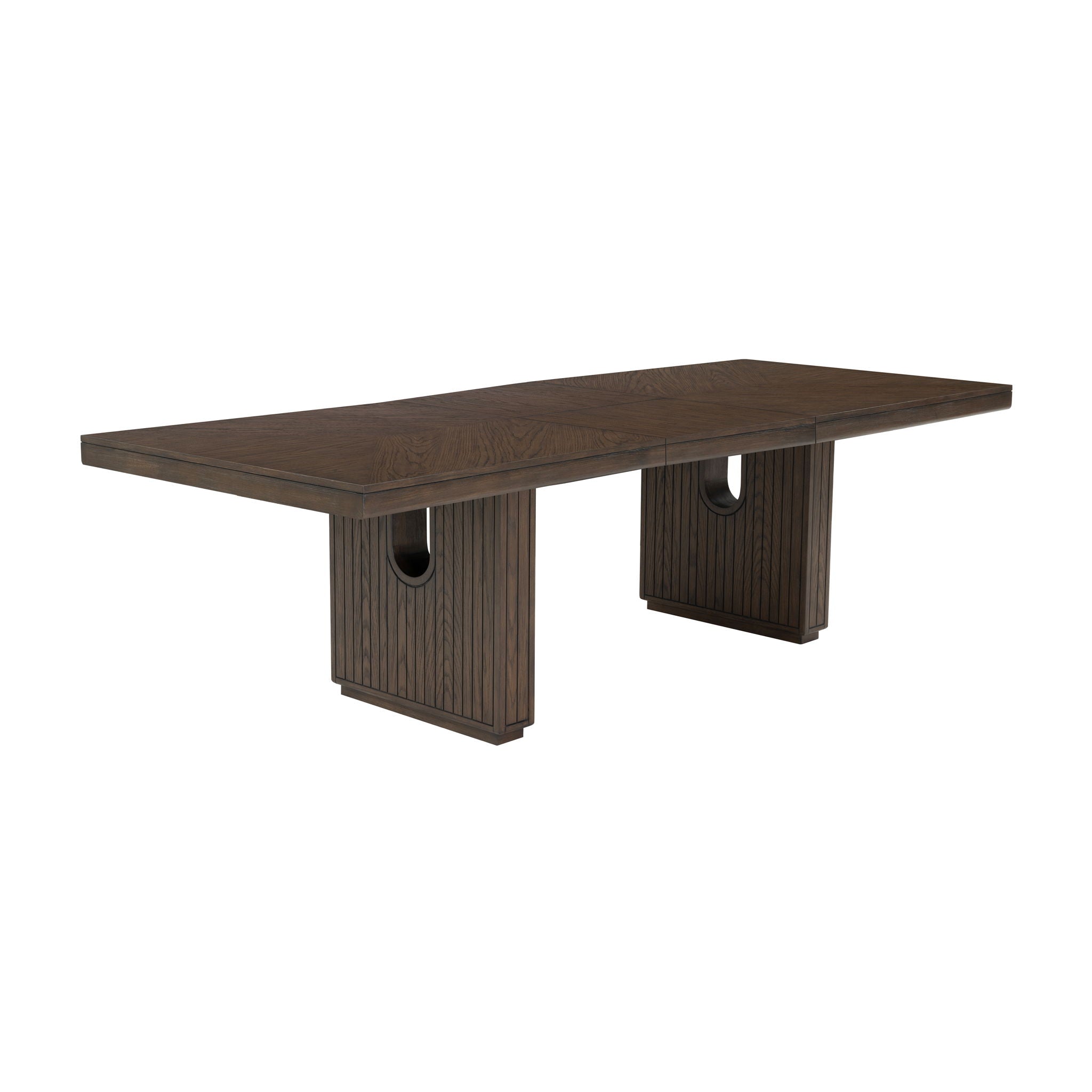 Athens - Rectangular Dining Table - Chocolate Brown