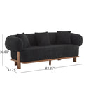 Modern Curved Arm Sofa