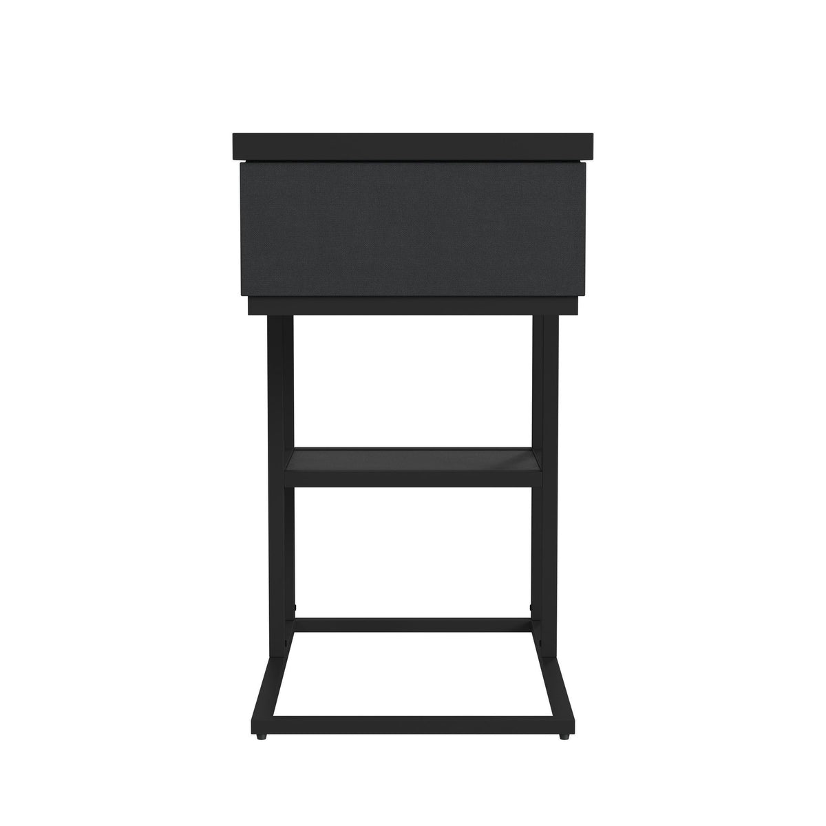 Halo Smart C-Table in Black by Elements International, view 6