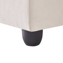 Modern Sectional Sofa With Vertical Stripes, 2 Pillows, 5 Seat Couch With Convertible Ottoman, Various Combinations, L-Shape Indoor Furniture For Living Room