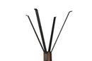 Reclaimed Wood And Metal Freestanding Coat Rack With Hooks Use In Bedroom, Living Room - Natural