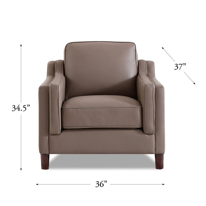 Bella - Top Grain Leather Chair