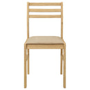 Bucknell - 3 Piece Round Drop Leaf Dining Table Set