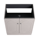 Contemporary Freestanding Bathroom Vanity With Resin Sink & Soft-Close Cabinet Doors