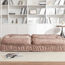 Upholstered Human Dog Bed And Pets, Bean Bag Floor Sofa With Massage Pillow, 5 Adjustable Positions & 2 Soft Pillows