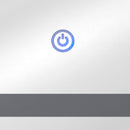 Rectangle Medicine Cabinet Mirror Bathroom Mirror With Storage Wall Mounted Medicine Mirror Cabinet With LED - Black