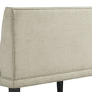 Maddox - Loveseat With Five Pillows - Beige